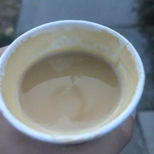 Oat milk latte
