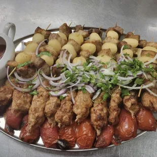 Family style Lula and Iki-bir platter