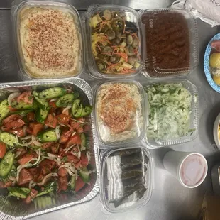 Family style dinner to-go