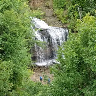 View going down the steps