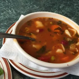 Minestrone soup