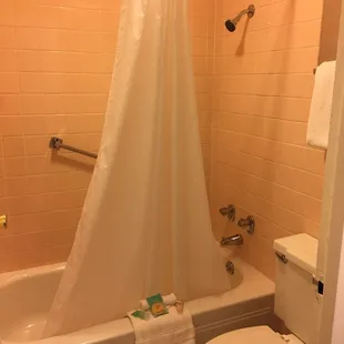 Love the retro bathroom tile!