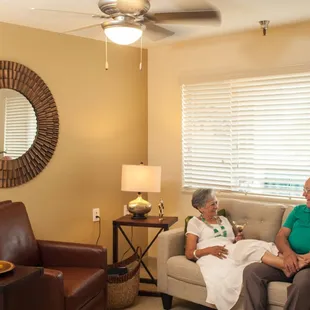 Beautiful apartments decorated with your own furniture and personal touches to make truly feel like home.