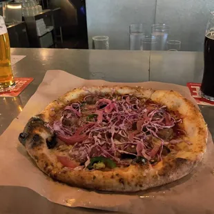 The Wolverine - BBQ Brisket Pizza