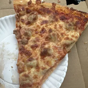 Sausage Pizza Slice from Casciani&apos;s
