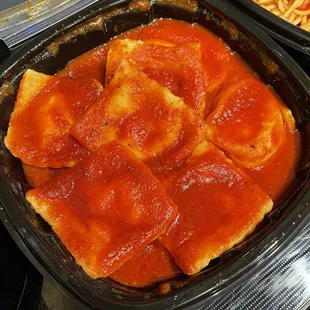 Huge Ricotta stuffed raviolis