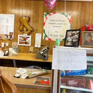 a woman at the counter