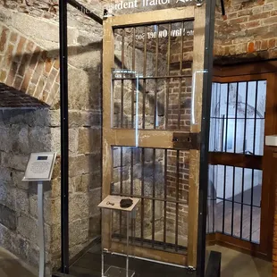 Cell door that imprisoned Jefferson Davis