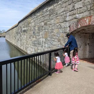 Bridge to the visitor center
