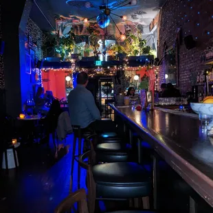 a man sitting at a bar