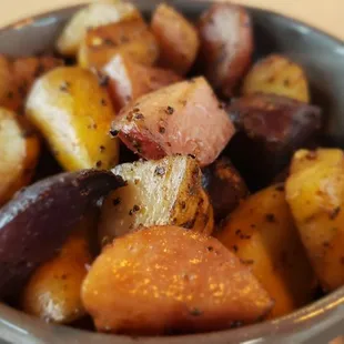 Nice skin on baby potatoes