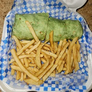 Thai chicken wrap ...sketchy