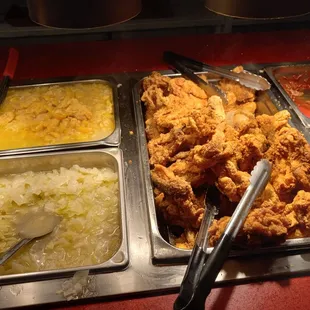 a variety of food items