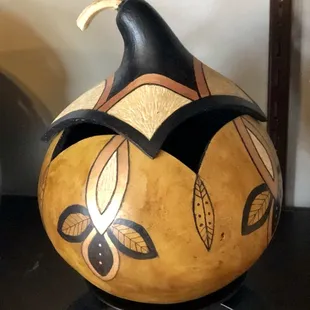 Amazing new additions to the shop!! By the fab Coleen           A beautiful gourd box...maybe to hold your beautiful jewelry?