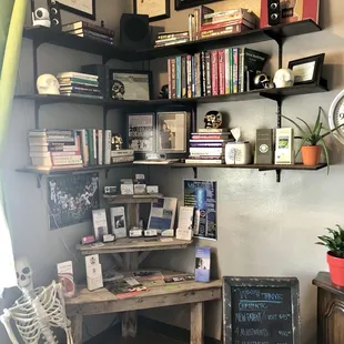 While you wait for your chiropractic treatment browse through the library or pick up a card or brochure from other locals.