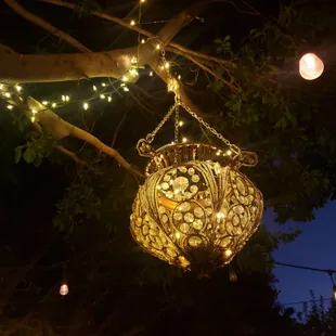 Chandelier in the trees