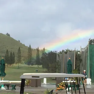 Rainbow on the range......no pot i' gold tho!