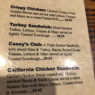 California Grilled Chicken Sandwich that was ordered w/out mayo. Very good!