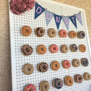 Donut wall. Very cool
