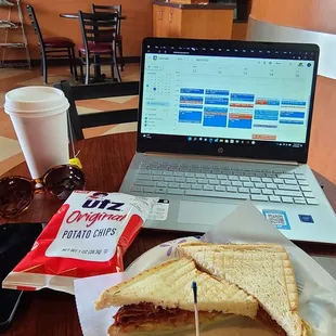 Working from the field.