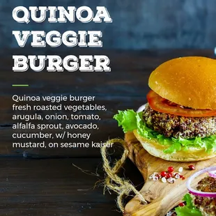 Quinoa Veggie Burger