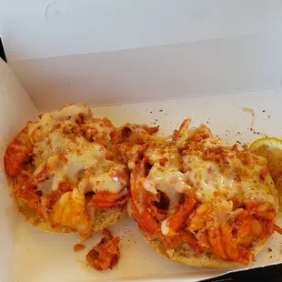Lobster melt!  So good!