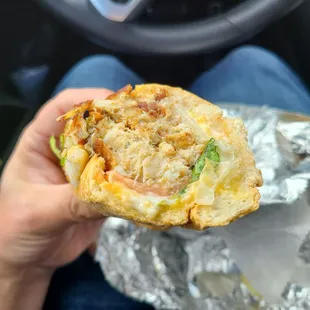 Crab Meat Cheesesteak Sandwich