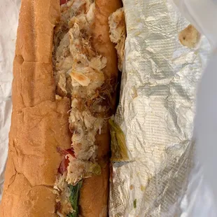 Crab sandwich