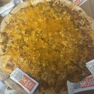 Supposed Casey's Taco Pizza