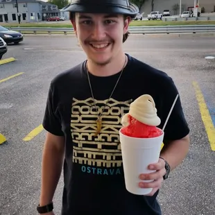 Massive! Large with ice cream!!!