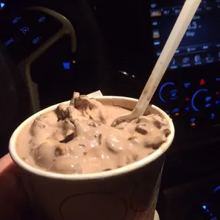 Chocolate monsoon with Heath bar