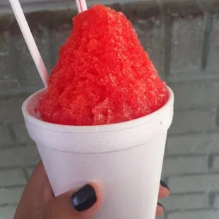 Peach Snoball! So good!