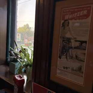 Vintage building, classic burgers, and an occasional train.