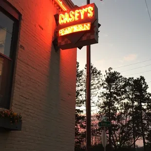 Neon calling...best old school burger in town.
