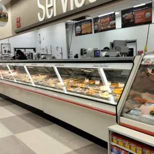 a woman in a grocery store