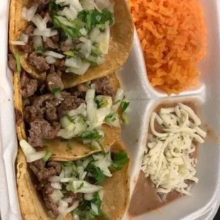 The food truck and food