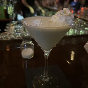 Pistachio martini