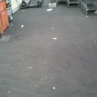 Trash upon entering, shame