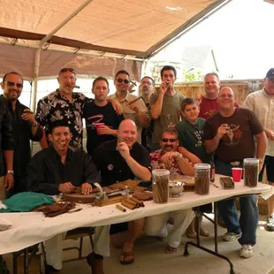 The guys from Casillas Cigars at the C@7 event last year.  Pierre and Marvin are the Best!!