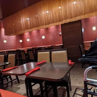 Empty... No excuse for horrible service.