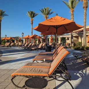 The pool lounge area at Casino del Sol.
