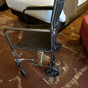 Broken wheelchair broken breaks