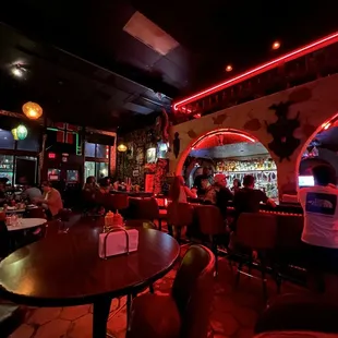 bar area