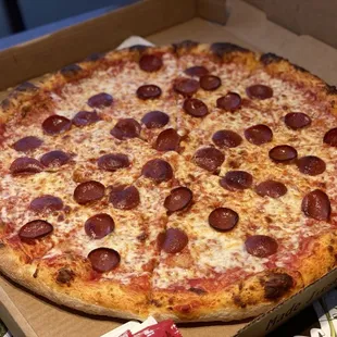 Pepperoni pizza