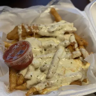 Cheesy jackpot fries