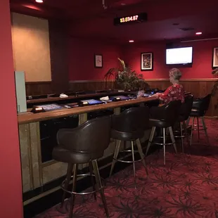 Old style vegas gambling parlor