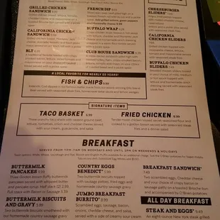 Menus
