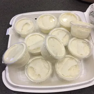 When you ask for extra ranch for the fries and fried chicken. They don't play around.