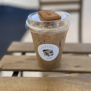 Pumpkin cookie butter latte