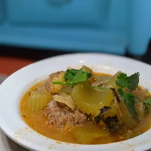 Albondigas soup